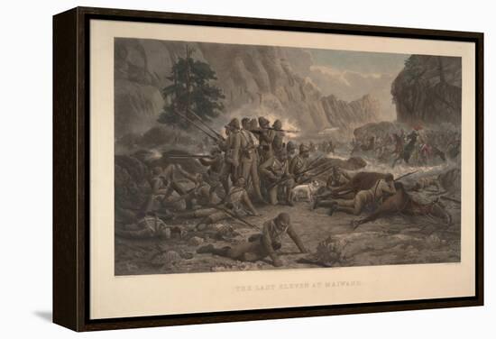 The Last Eleven at Maiwand, 1884-Frank Feller-Framed Premier Image Canvas