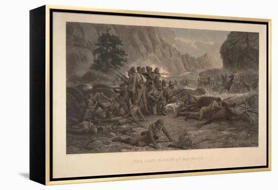 The Last Eleven at Maiwand, 1884-Frank Feller-Framed Premier Image Canvas