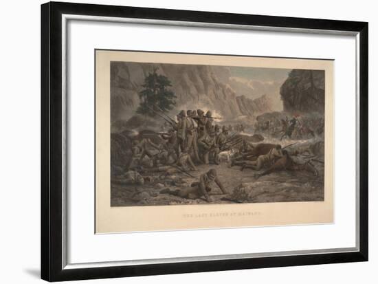 The Last Eleven at Maiwand, 1884-Frank Feller-Framed Giclee Print