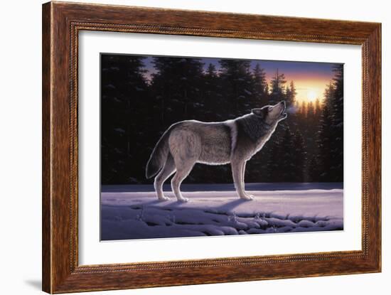 The Last Ember-R.W. Hedge-Framed Giclee Print