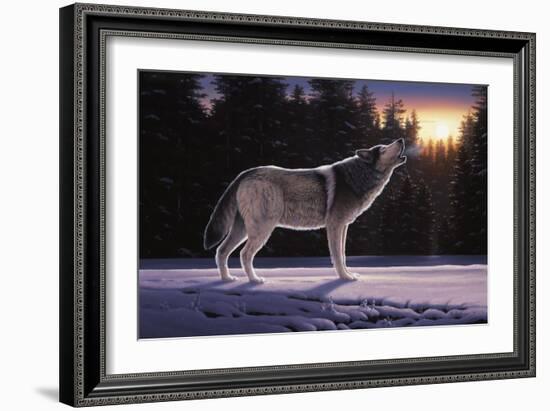 The Last Ember-R.W. Hedge-Framed Giclee Print