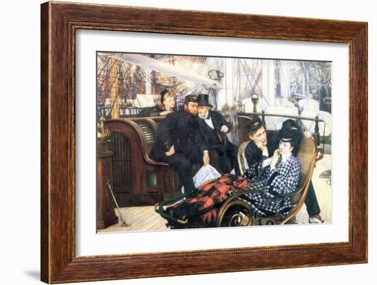 The Last Evening-James Tissot-Framed Art Print