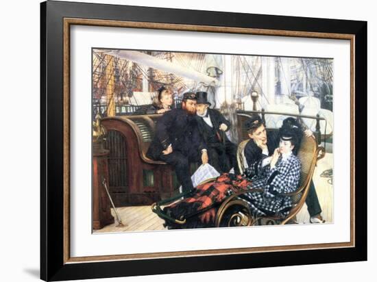 The Last Evening-James Tissot-Framed Art Print