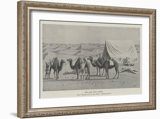 The Last Five Camels-null-Framed Giclee Print