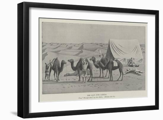 The Last Five Camels-null-Framed Giclee Print