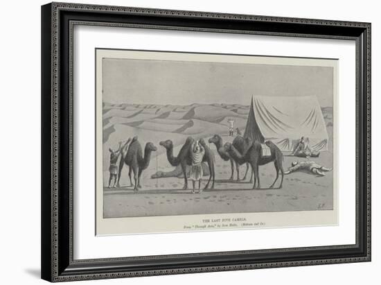 The Last Five Camels-null-Framed Giclee Print