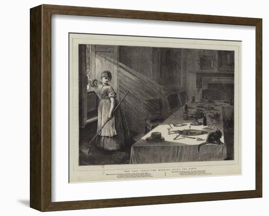 The Last Guest, the Morning after the Party-Samuel Edmund Waller-Framed Giclee Print