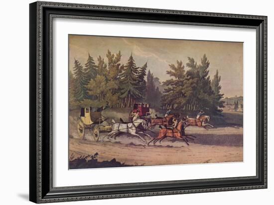 'The Last Hour of a Contested Election for M.P', 1817-Robert Havell-Framed Giclee Print