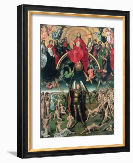 The Last Judgement, 1473 (Central Panel)-Hans Memling-Framed Giclee Print