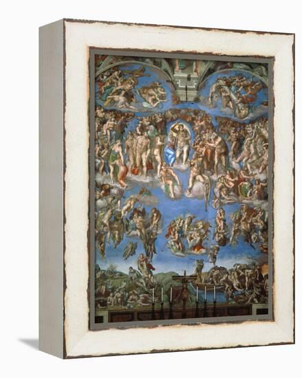 The Last Judgement, 1534-41-Michelangelo Buonarroti-Framed Premier Image Canvas