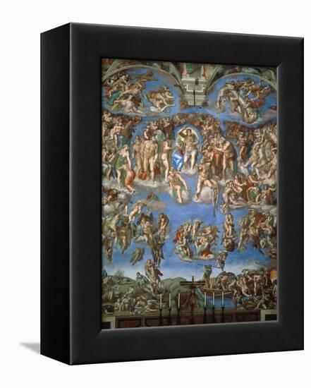 The Last Judgement, 1534-41-Michelangelo Buonarroti-Framed Premier Image Canvas