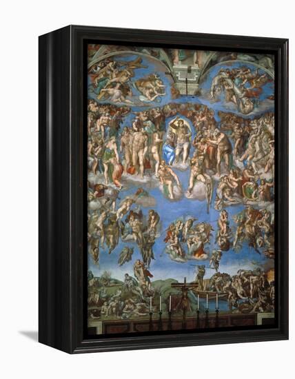 The Last Judgement, 1534-41-Michelangelo Buonarroti-Framed Premier Image Canvas