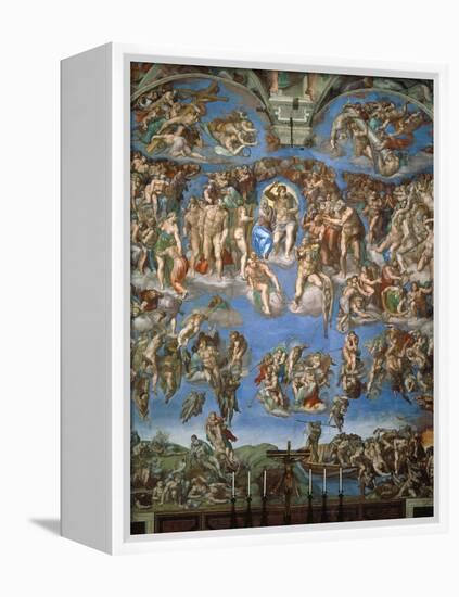 The Last Judgement, 1534-41-Michelangelo Buonarroti-Framed Premier Image Canvas