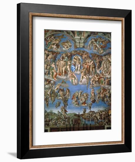 The Last Judgement, 1534-41-Michelangelo Buonarroti-Framed Giclee Print