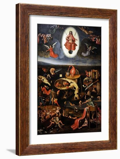 The Last Judgement, 1540-Hieronymus Bosch-Framed Giclee Print