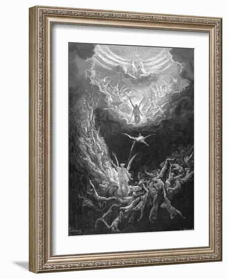 The Last Judgement, 1865-1866-Gustave Doré-Framed Giclee Print