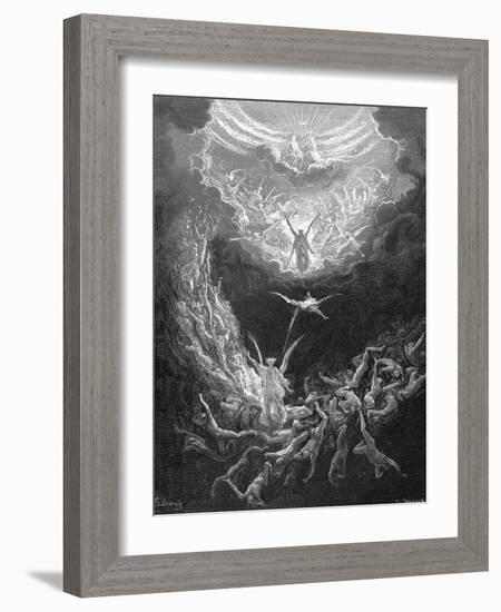 The Last Judgement, 1865-1866-Gustave Doré-Framed Giclee Print