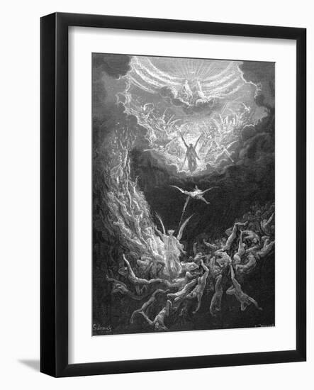 The Last Judgement, 1865-1866-Gustave Doré-Framed Giclee Print