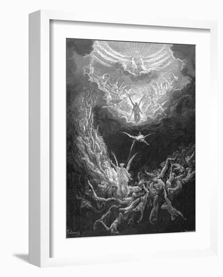 The Last Judgement, 1865-1866-Gustave Doré-Framed Giclee Print