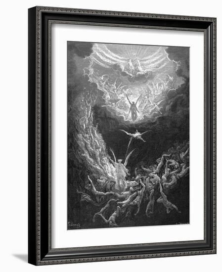 The Last Judgement, 1865-1866-Gustave Doré-Framed Giclee Print