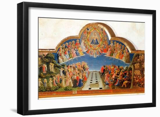 The Last Judgement, Altarpiece from Santa Maria Degli Angioli, circa 1431-Fra Angelico-Framed Giclee Print