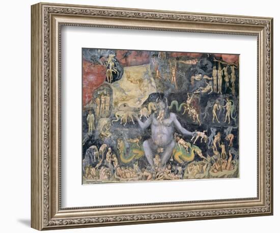 The Last Judgement, c.1305 (Detail)-Giotto di Bondone-Framed Giclee Print