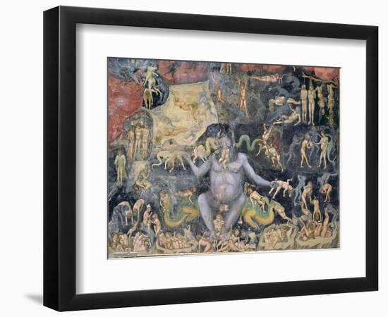 The Last Judgement, c.1305 (Detail)-Giotto di Bondone-Framed Giclee Print