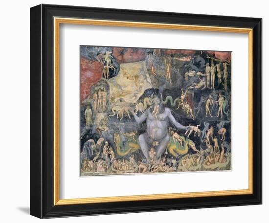 The Last Judgement, c.1305 (Detail)-Giotto di Bondone-Framed Giclee Print