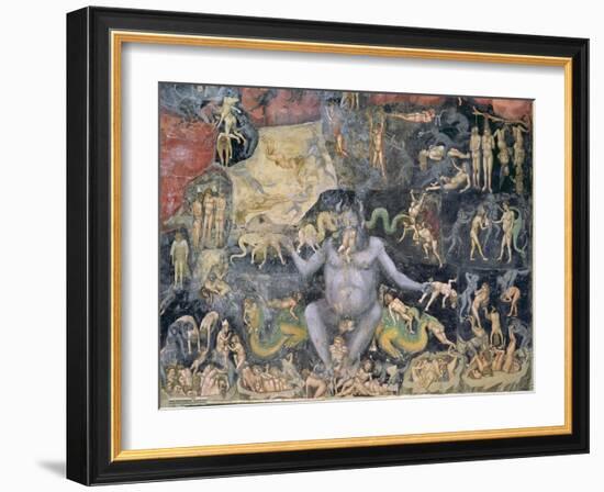 The Last Judgement, c.1305 (Detail)-Giotto di Bondone-Framed Giclee Print