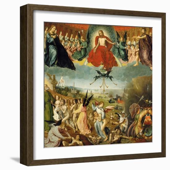 The Last Judgement, C.1525 (Oil on Oak Panel)-Jan II Provost-Framed Giclee Print