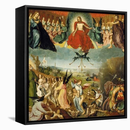 The Last Judgement, C.1525 (Oil on Oak Panel)-Jan II Provost-Framed Premier Image Canvas