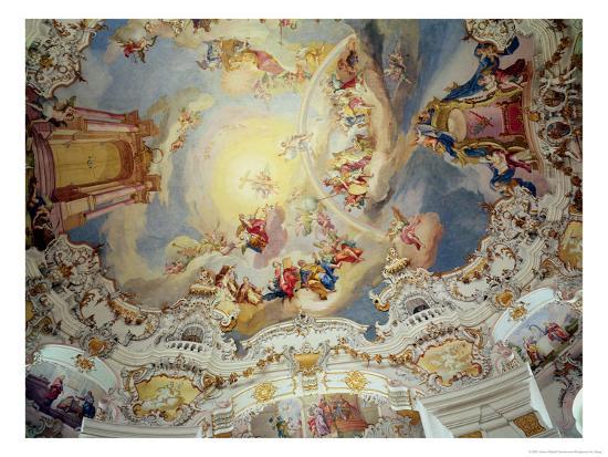 The Last Judgement Ceiling Painting From The Flattened Dome Of The Church Stucco Giclee Print Johann Baptist Zimmermann Art Com The Last Judgement Ceiling Painting From The Flattened Dome Of The Church Stucco Giclee Print Johann Baptist Zimmermann Art Com