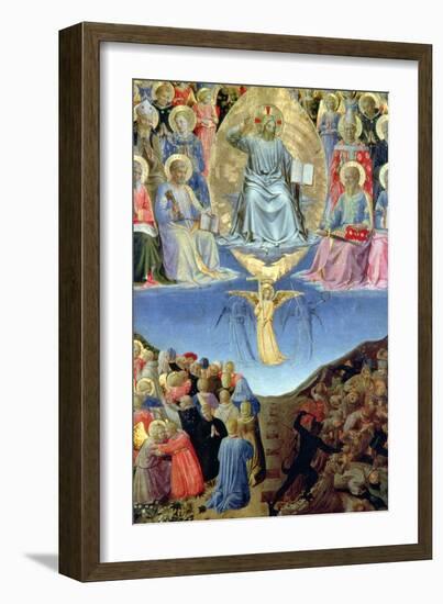 The Last Judgement, Central Panel from a Triptych-Fra Angelico-Framed Giclee Print