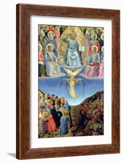 The Last Judgement, Central Panel from a Triptych-Fra Angelico-Framed Giclee Print