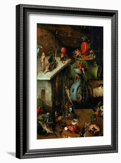 The Last Judgement, Detail from Central Panel-Hieronymus Bosch-Framed Giclee Print