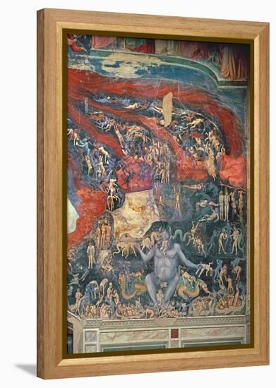 The Last Judgement, Detail of Hell, 1303-05-Giotto di Bondone-Framed Premier Image Canvas