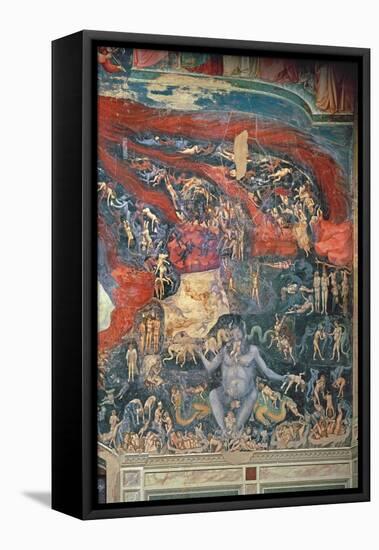 The Last Judgement, Detail of Hell, 1303-05-Giotto di Bondone-Framed Premier Image Canvas