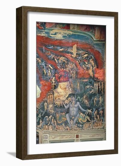 The Last Judgement, Detail of Hell, 1303-05-Giotto di Bondone-Framed Giclee Print