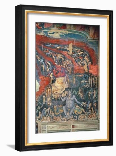 The Last Judgement, Detail of Hell, 1303-05-Giotto di Bondone-Framed Giclee Print