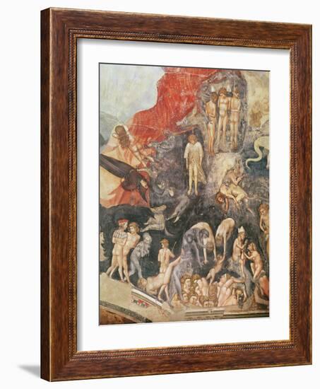 The Last Judgement, detail of the damned, 1303-05-Giotto di Bondone-Framed Giclee Print