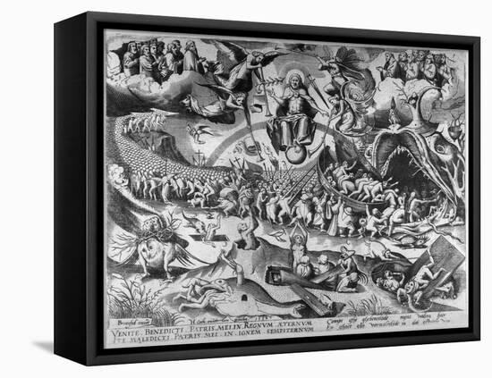 The Last Judgement, Engraved by Pieter Van Der Heyden, 1558-Pieter Bruegel the Elder-Framed Premier Image Canvas