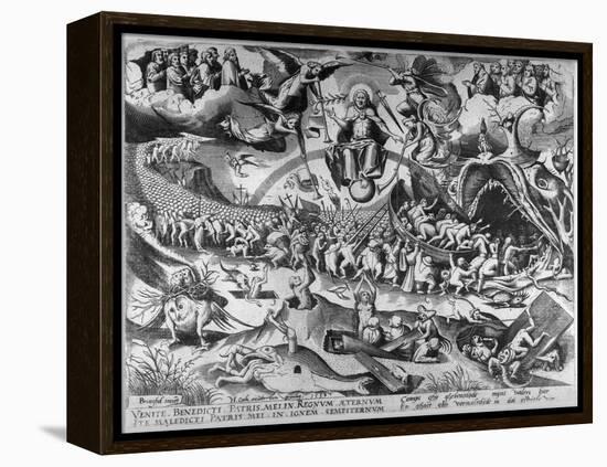 The Last Judgement, Engraved by Pieter Van Der Heyden, 1558-Pieter Bruegel the Elder-Framed Premier Image Canvas