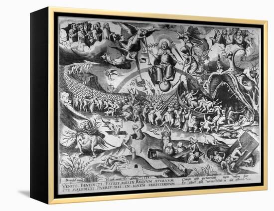 The Last Judgement, Engraved by Pieter Van Der Heyden, 1558-Pieter Bruegel the Elder-Framed Premier Image Canvas