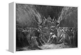 The Last Judgement, known also as the Three Judges of Hell, Minos, Hades and Rhadamanthe-Gustave Doré-Framed Premier Image Canvas