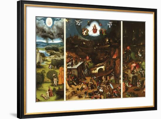 The Last Judgement-Lucas Cranach the Elder-Framed Premium Giclee Print