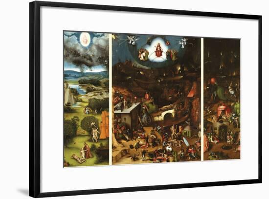 The Last Judgement-Lucas Cranach the Elder-Framed Premium Giclee Print