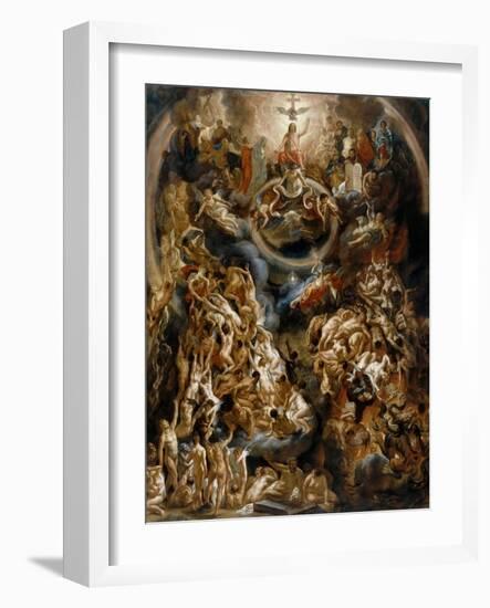 The Last Judgement-Jacob Jordaens-Framed Giclee Print