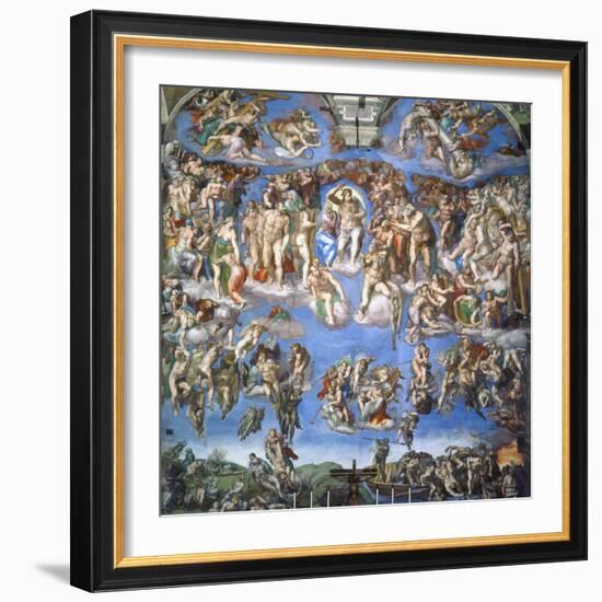 The Last Judgment, c.1540-Michelangelo Buonarroti-Framed Giclee Print