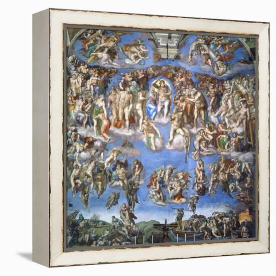 The Last Judgment, c.1540-Michelangelo Buonarroti-Framed Premier Image Canvas