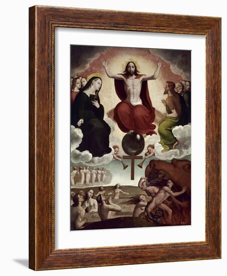 The Last Judgment, ca. 1545-Juan Correa de Vivar-Framed Giclee Print